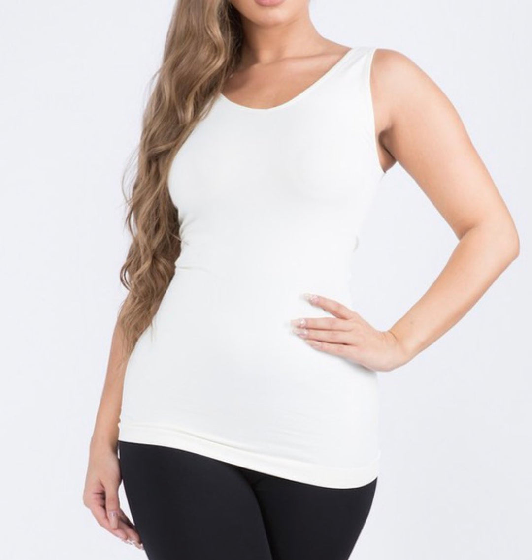 Thin Out Tank in Ivory