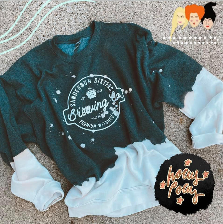 PREORDER | Sanderson Sisters Bleached Sweatshirt