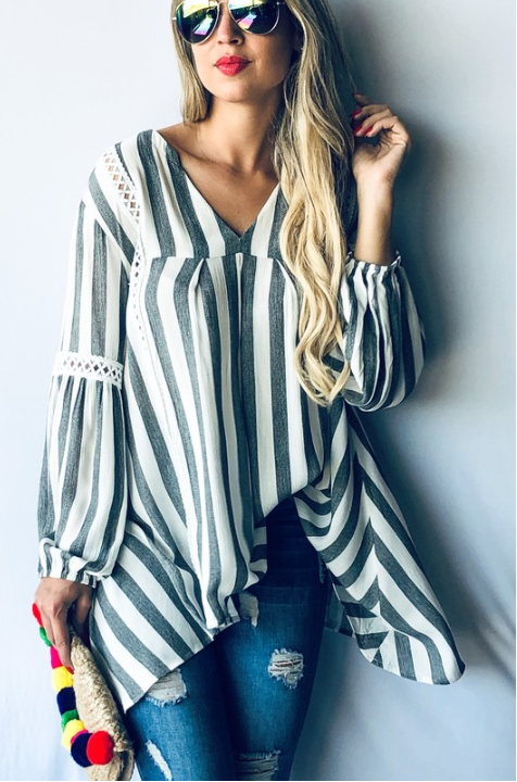 Sunday Afternoon Striped Tunic