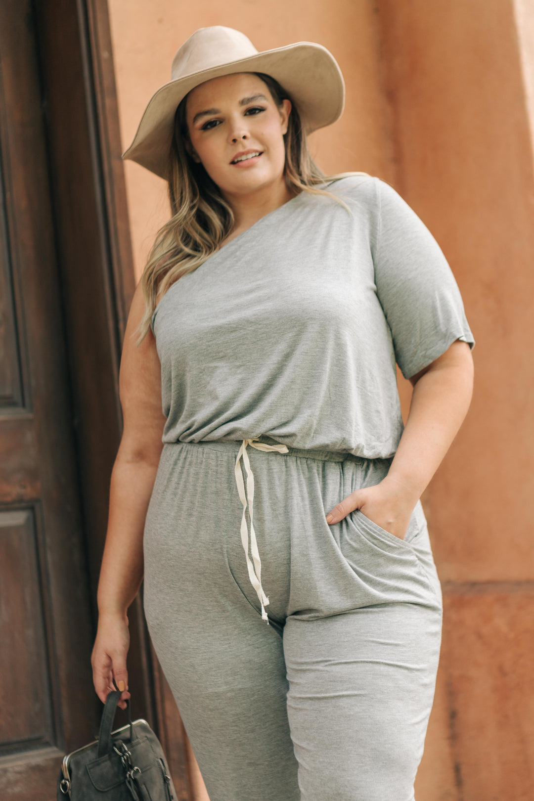Arm And A Leg Jumpsuit In Gray