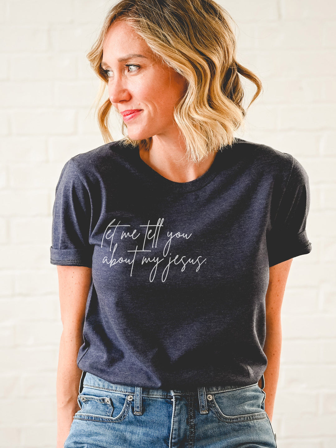 PREORDER | LET ME TELL YOU ABOUT MY JESUS | CHRISTIAN T-SHIRT | RUBY’S RUBBISH®