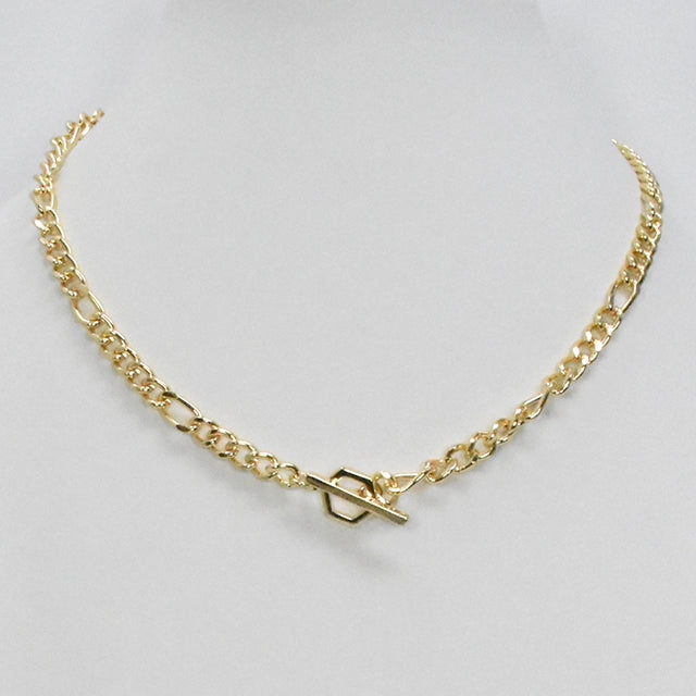 Gold Chain with Toggle 16"-18" Necklace