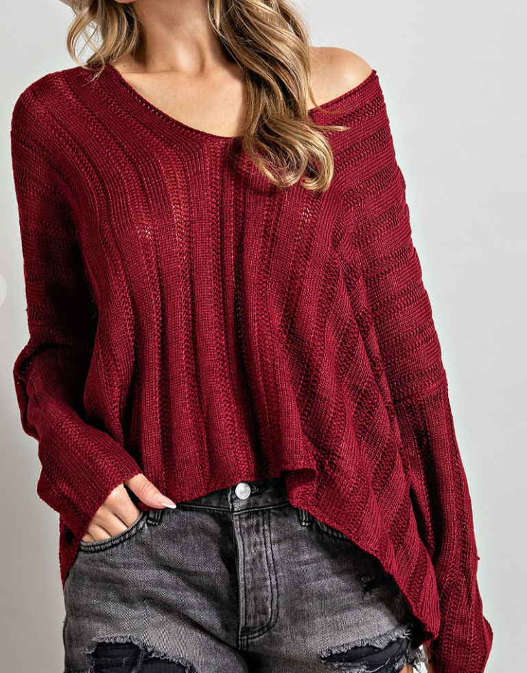 The Merlot Sweater