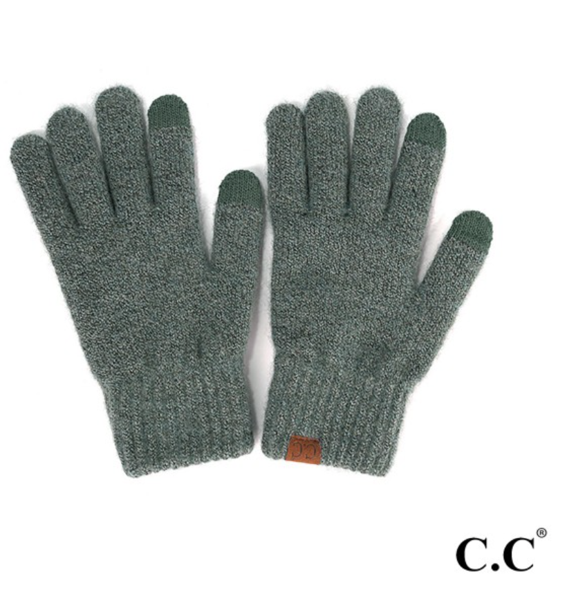 C.C. Smart Touch Gloves Forest