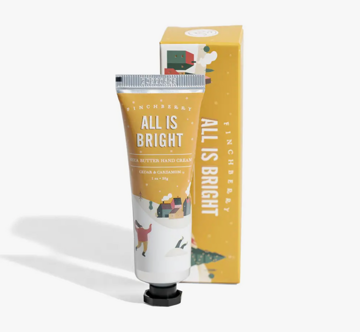 All is Bright Travel Hand Cream - Holiday Stocking Stuffer