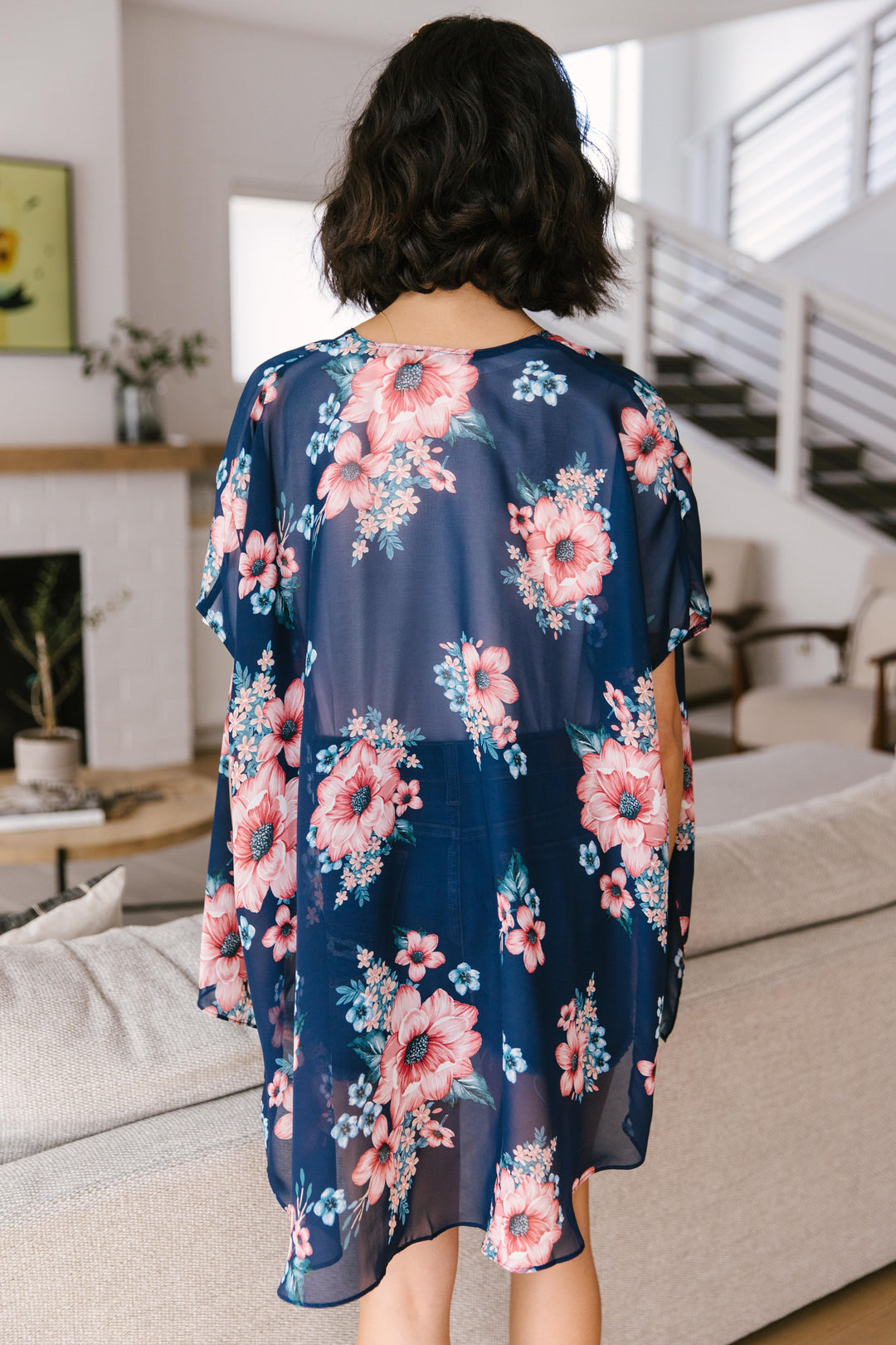 Wildflower Kimono in Blue