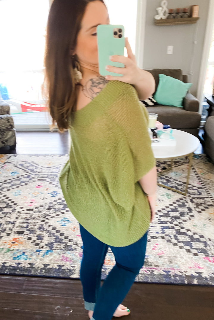 Spring into It Sweater in Sage