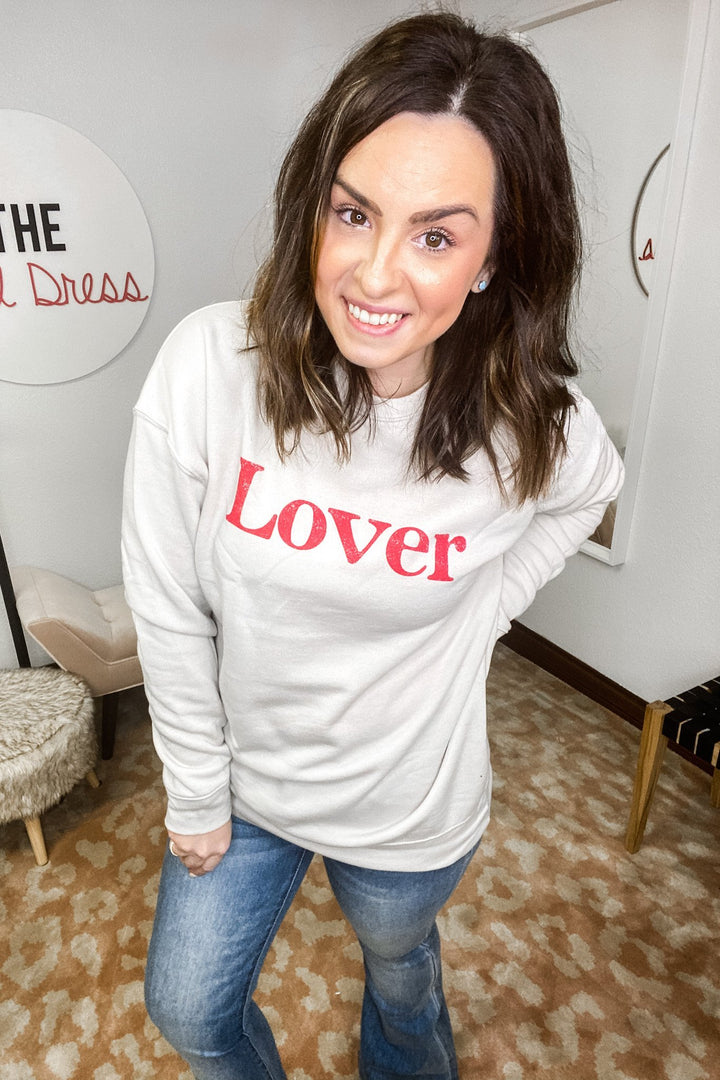 Lover Graphic Sweatshirt - Shop Juni